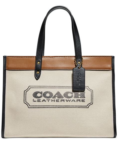 macy's coach tote bags